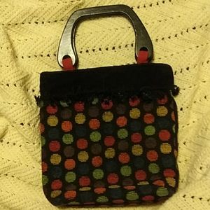 🌛 Precious IN THE BAG polka dot handbag